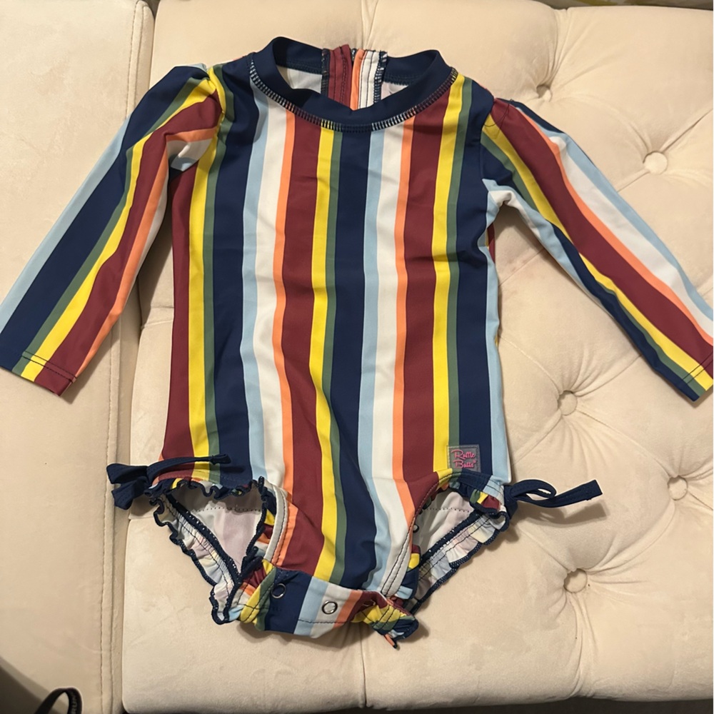 Ruffle Butts long sleeve swimsuit